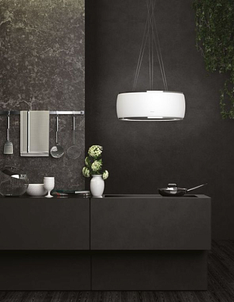 Вытяжка SOFFIO IS.58  White Satin Glass Falmec купить в Тюмени | Всегда в наличии! | Артикул CSAI58.E0P7#ZZZF461F | Официальный сайт LEADER-BT